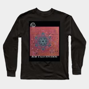 "Metatron's Cube" (w/ Rob Talo Studios logo) Long Sleeve T-Shirt